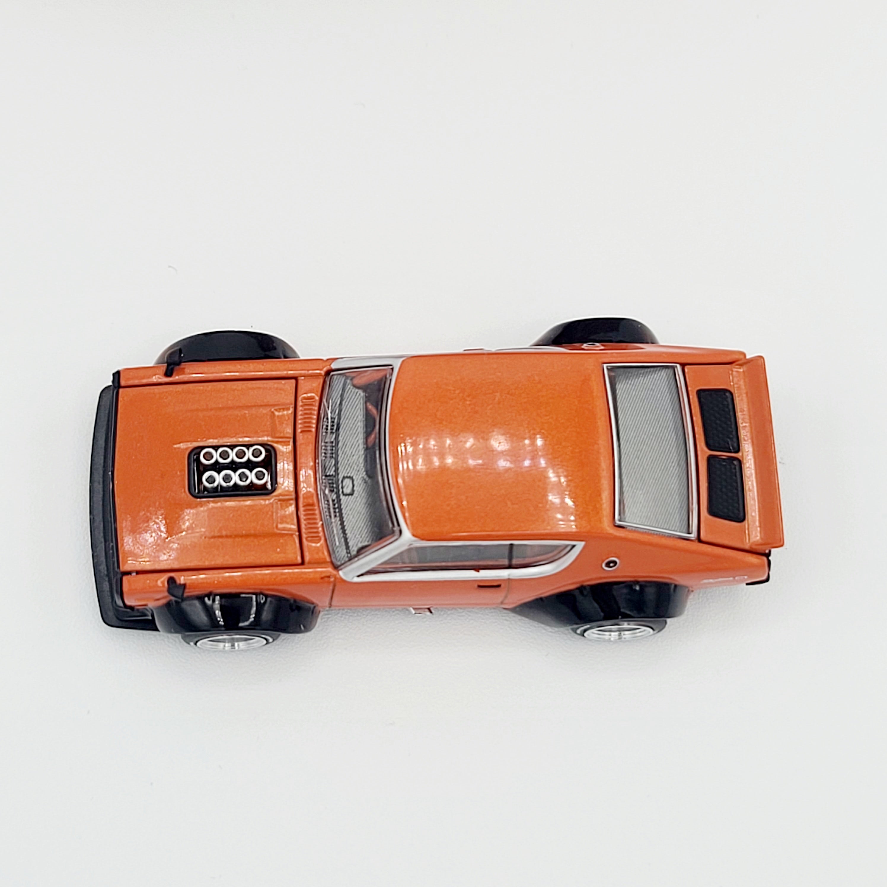Pop Race Nissan Skyline GT-R V8 Drift Kenmeri - 1:64 scale, Orange (2025 Limited Edition)